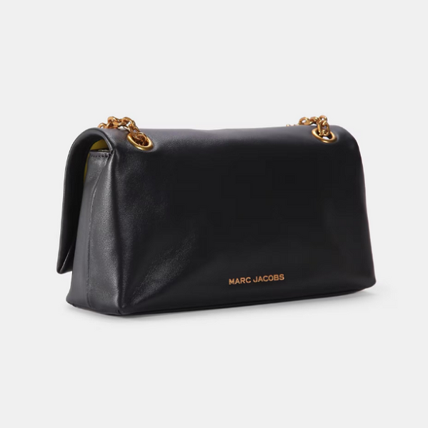 Жіноча шкіряна сумка Marc Jacobs The Dual Chain Wallet чорна mj43 фото