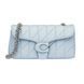 Жіноча шкіряна сумка Coach Tabby 26 Quilted, блакитна coach111 фото 1