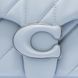 Жіноча шкіряна сумка Coach Tabby 26 Quilted, блакитна coach111 фото 3