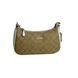 Жіноча шкіряна сумка Coach Teri Signature, Gold/Sand/Chalk оздоблення Sand coach168 фото 1
